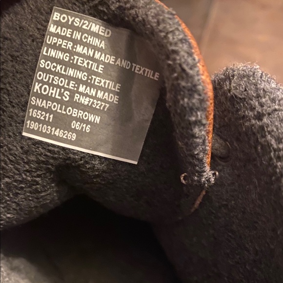 Boys Lace Up Boots - Picture 7 of 7